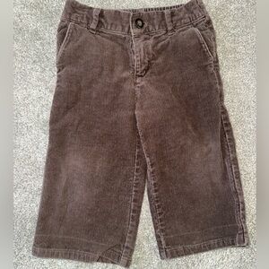 Janie and Jack - 12-18m - brown corduroy pants
